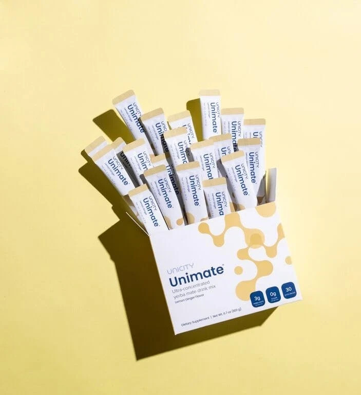 Unicity Unimate Yerba Mate Supplement LEMON GINGER