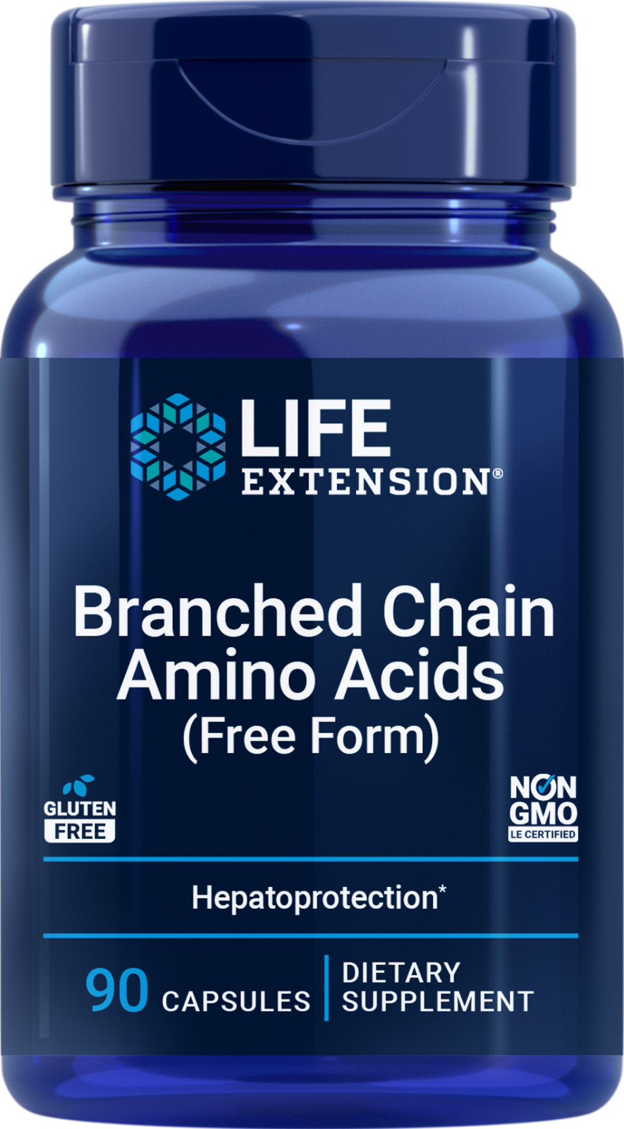 Life Extension Branched Chains Amino Acids 600 MG 90 VegCaps