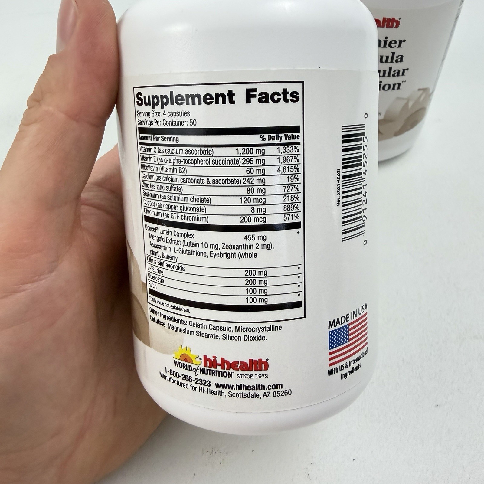 Hi-Health Premier Formula Ocular Nutrition Dietary Supplement 200 Capsules x3