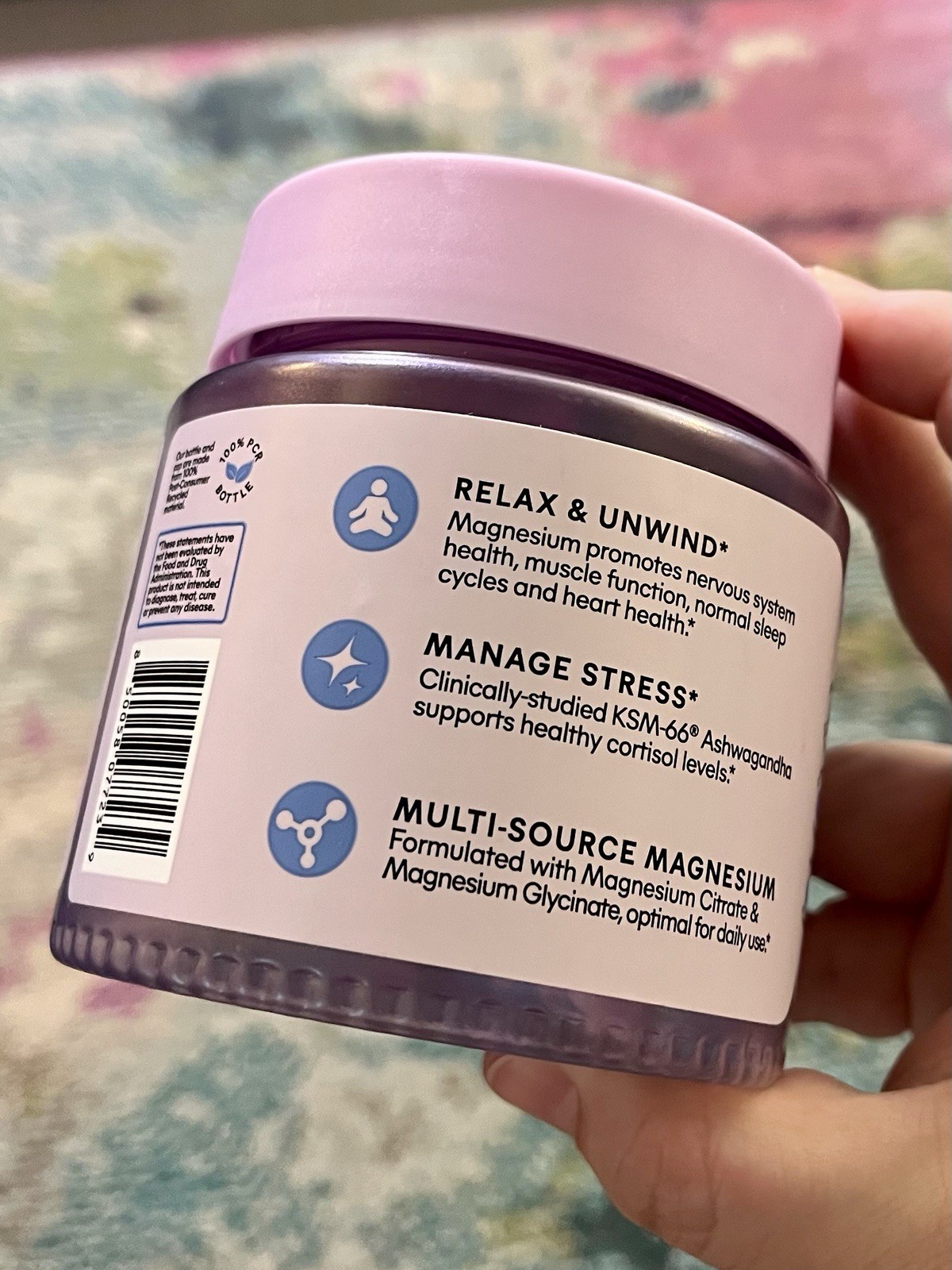 Lemme Relax Magnesium Soft Chews Blackberry Lemonade