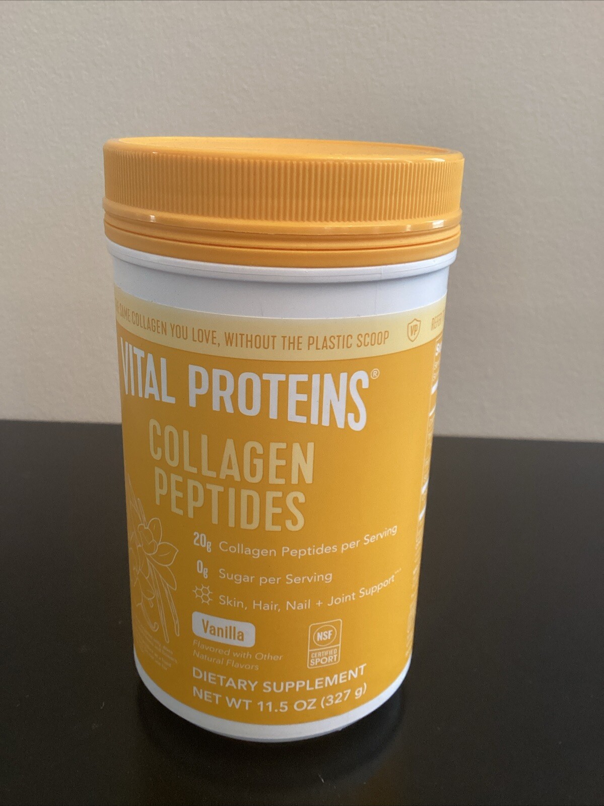 Vital Proteins Collagen Peptides Powder Vanilla 11.5 oz. Exp 09/2026