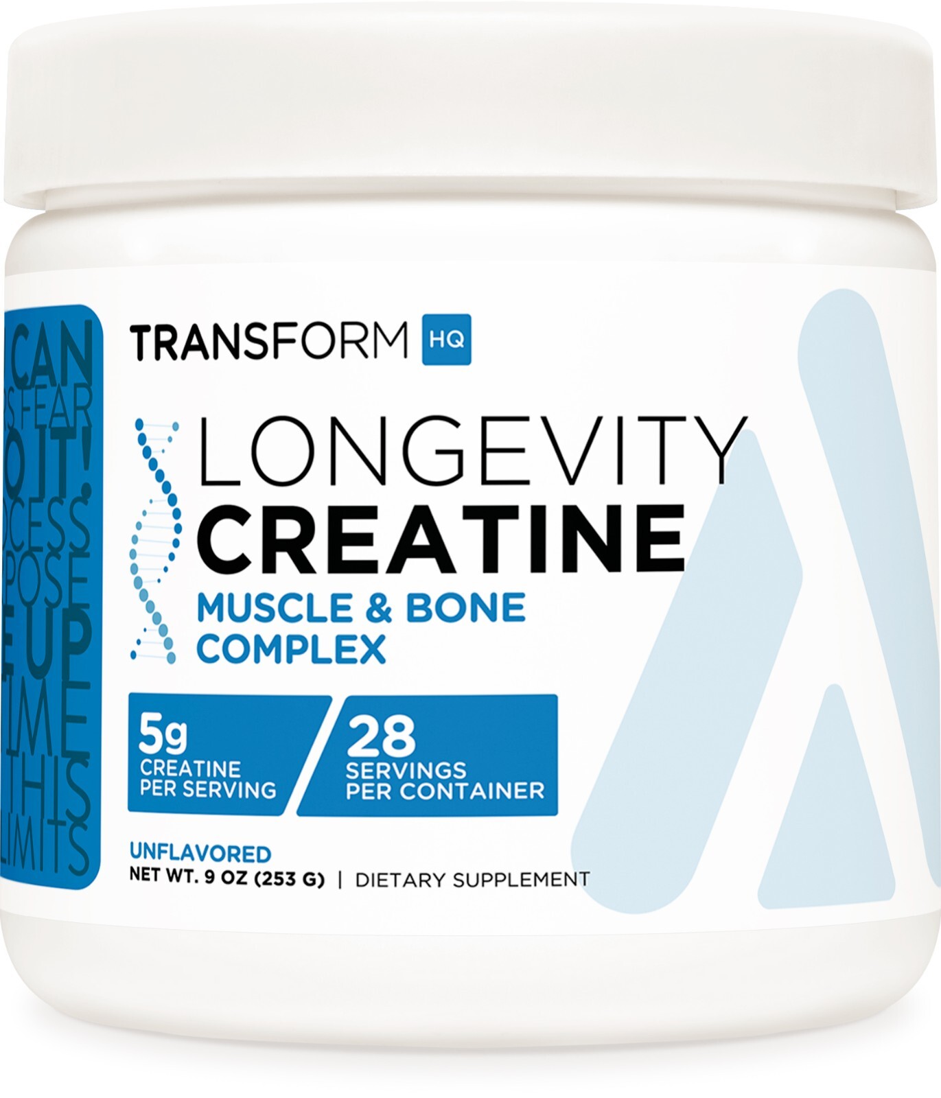 TransformHQ Healthy Aging Longevity Creatine Powder (28 Servings) Unflavored