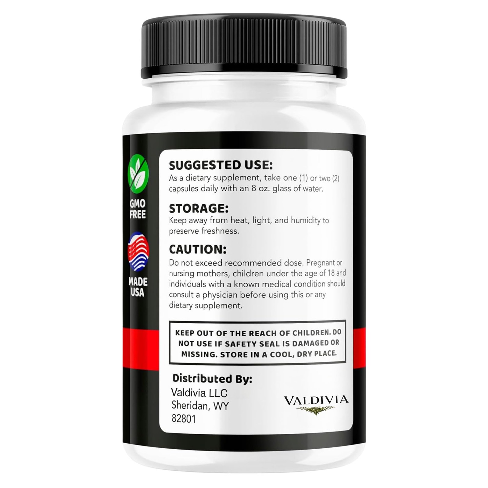 Valdivia ProPower Plus Men’s Health Supplement Made in USA Male Support