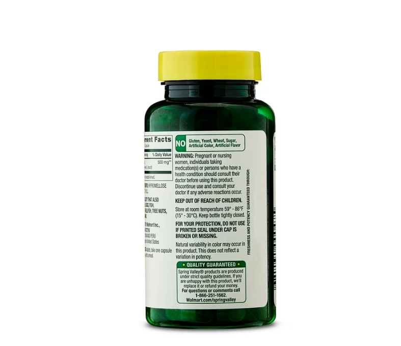 Spring Valley Maca Dietary Supplement – 500 mg – 90 count, 2PACK