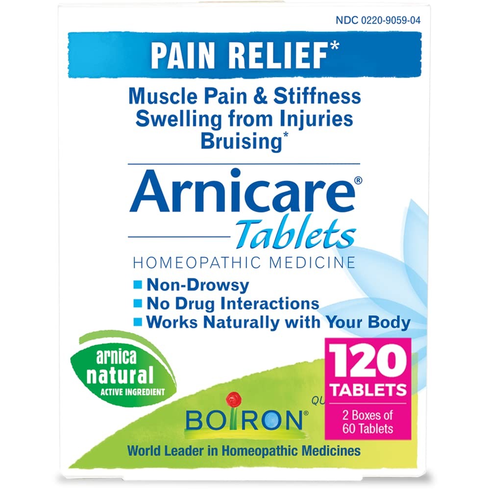 Boiron Arnicare Tablets for Pain Relief from Muscle Pain, Joint Soreness, Swe…