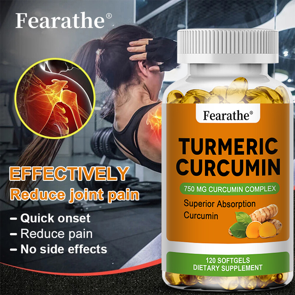 Turmeric Curcumin 750 mg Herbal Extract 30 to 120 Capsules