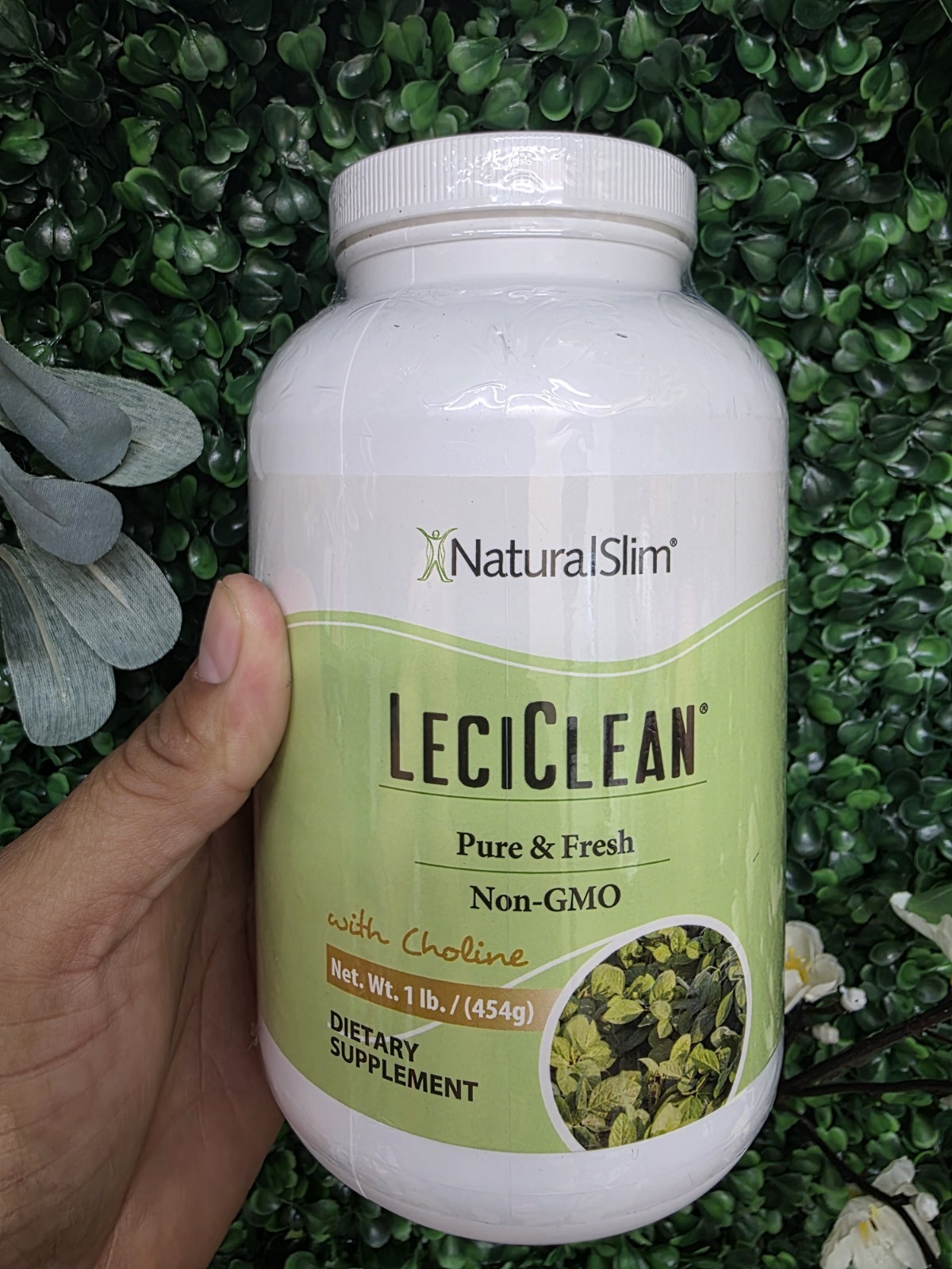 NaturalSlim LeciClean Lecithin Non-GMO Choline 1 lb (454g)