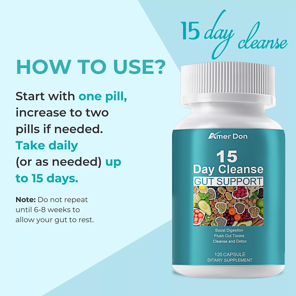 15 Day Cleanse-Gut and Colon Support,Detox,Weight Loss,Constipation Relief