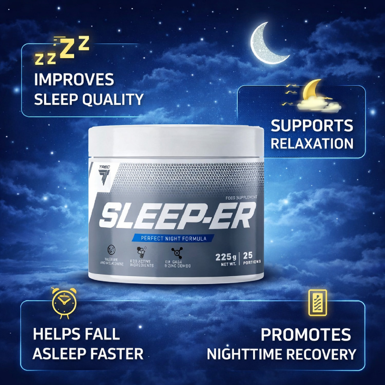 SLEEP-ER – 225g – Support restful sleep Relax Regeneration Relieves fatigue Rest