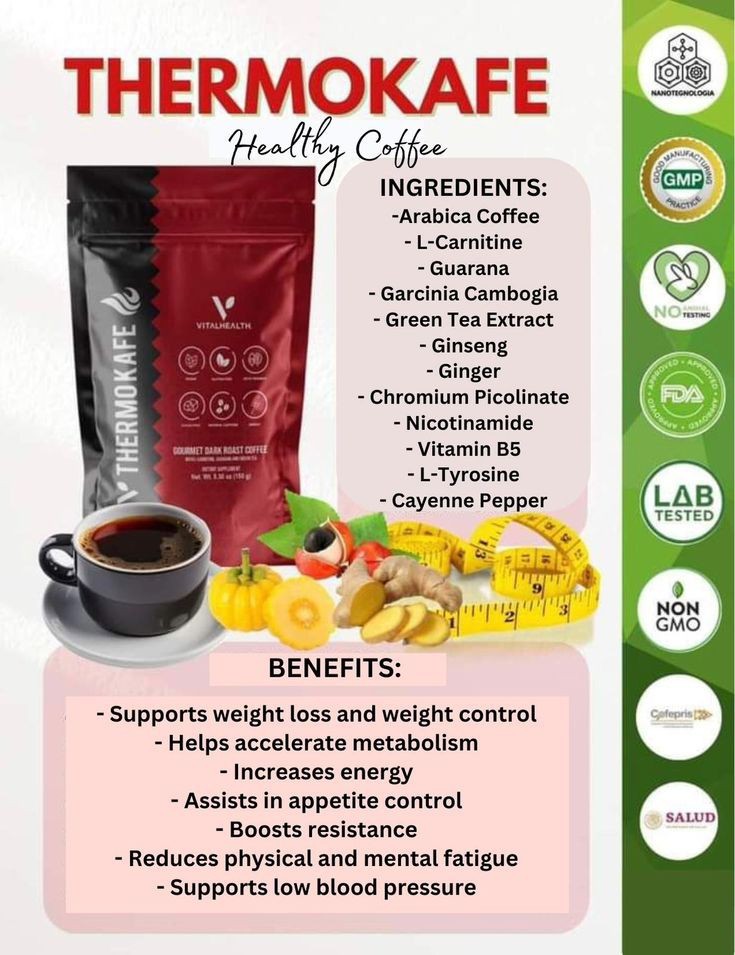 Vital Health ThermoKafe Coffee – Weight Management Digestion Circulation Support