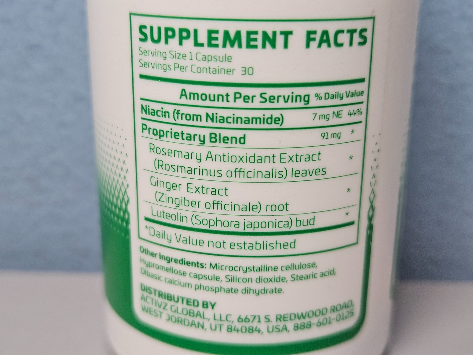 Activz GNM-X NRF2 Activator Dietary Supplement 30 Caps – New & Sealed Exp 1/2027