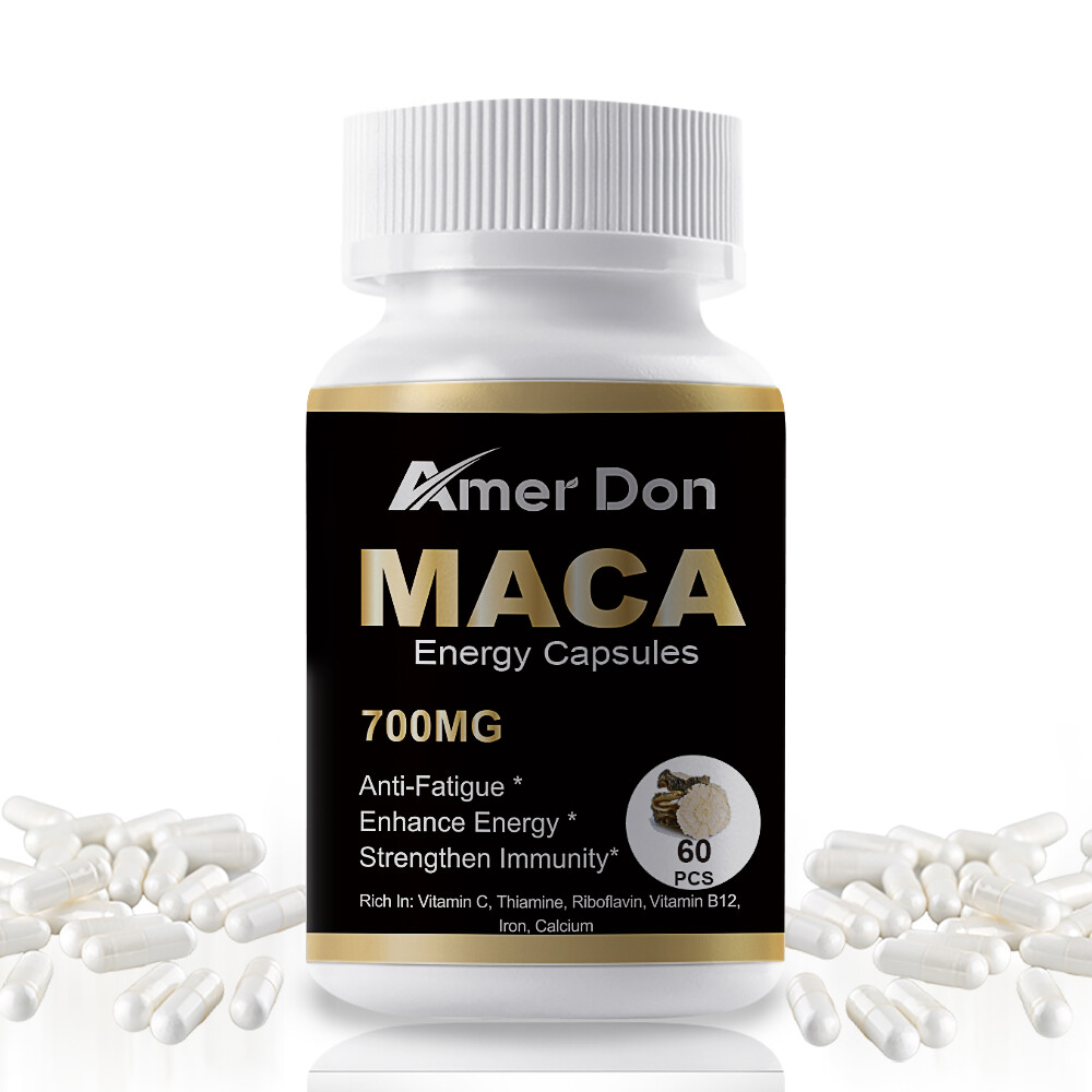 Maca Root 700mg Highest Potency Supports Desire Stamina Power Energy 60 Pills