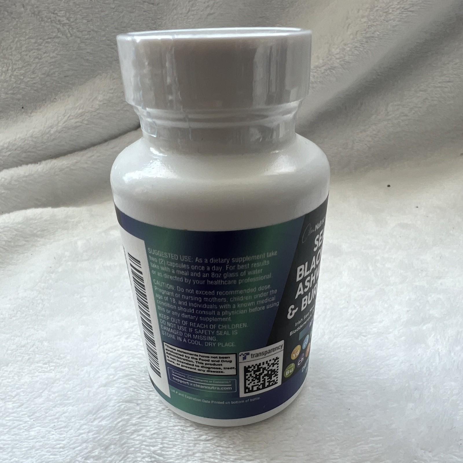 Clean Nutraceuticals Sea Moss Black Seed Ashwagandha Multimineral Vegan 60ct