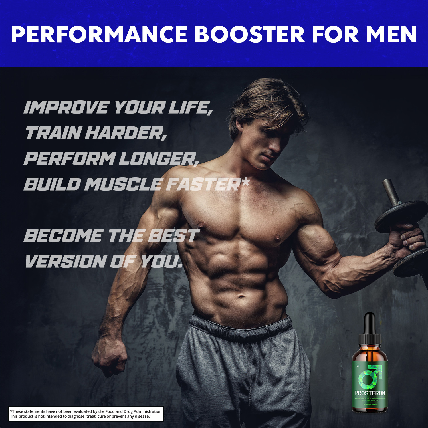 Prosteron Male Drops – Prosteron Enhances Energy, Vitality & Stamina – 2 Pack
