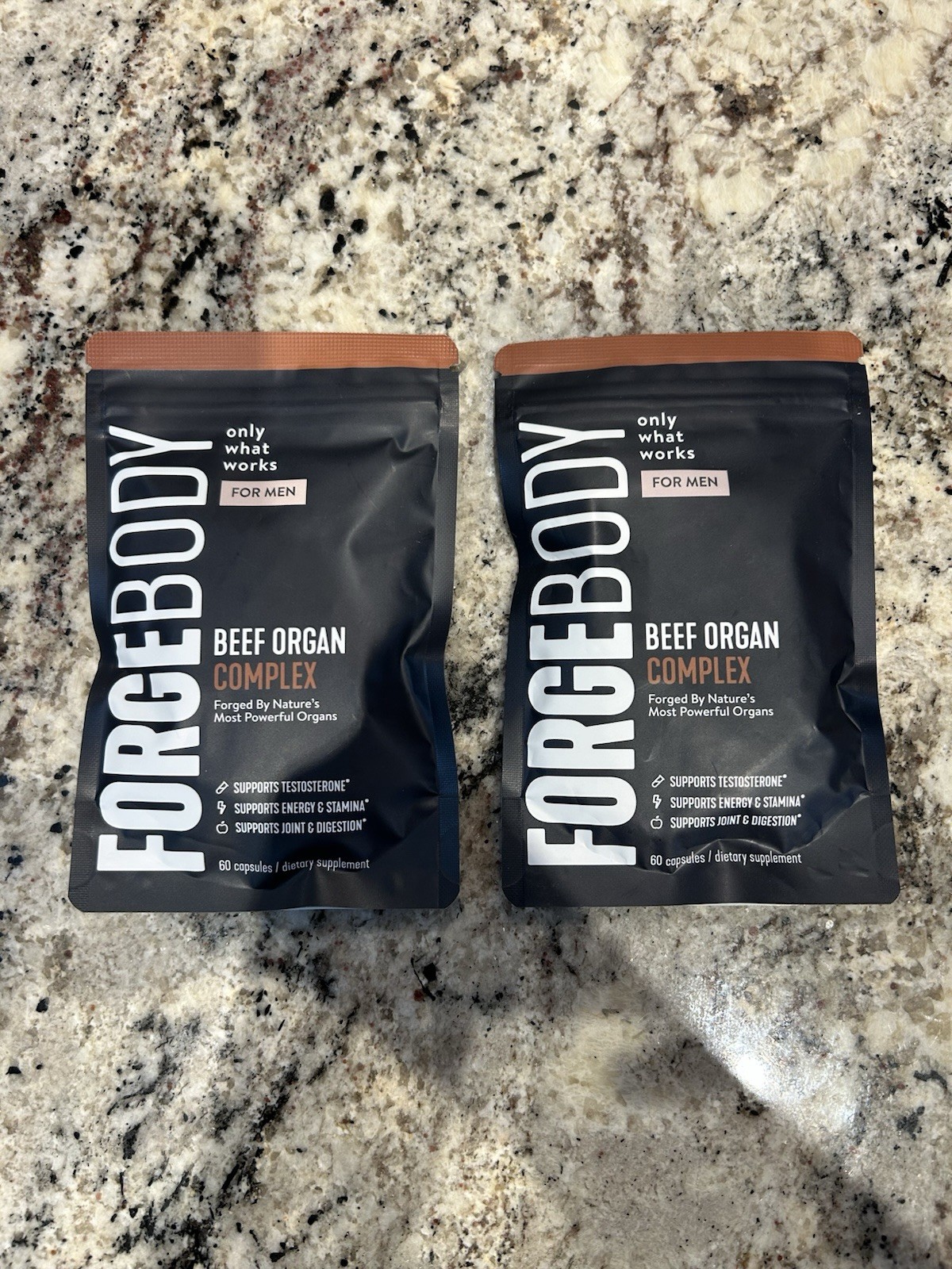 ForceBody Beef Organ Complex Support 60 Caps BUNDLE