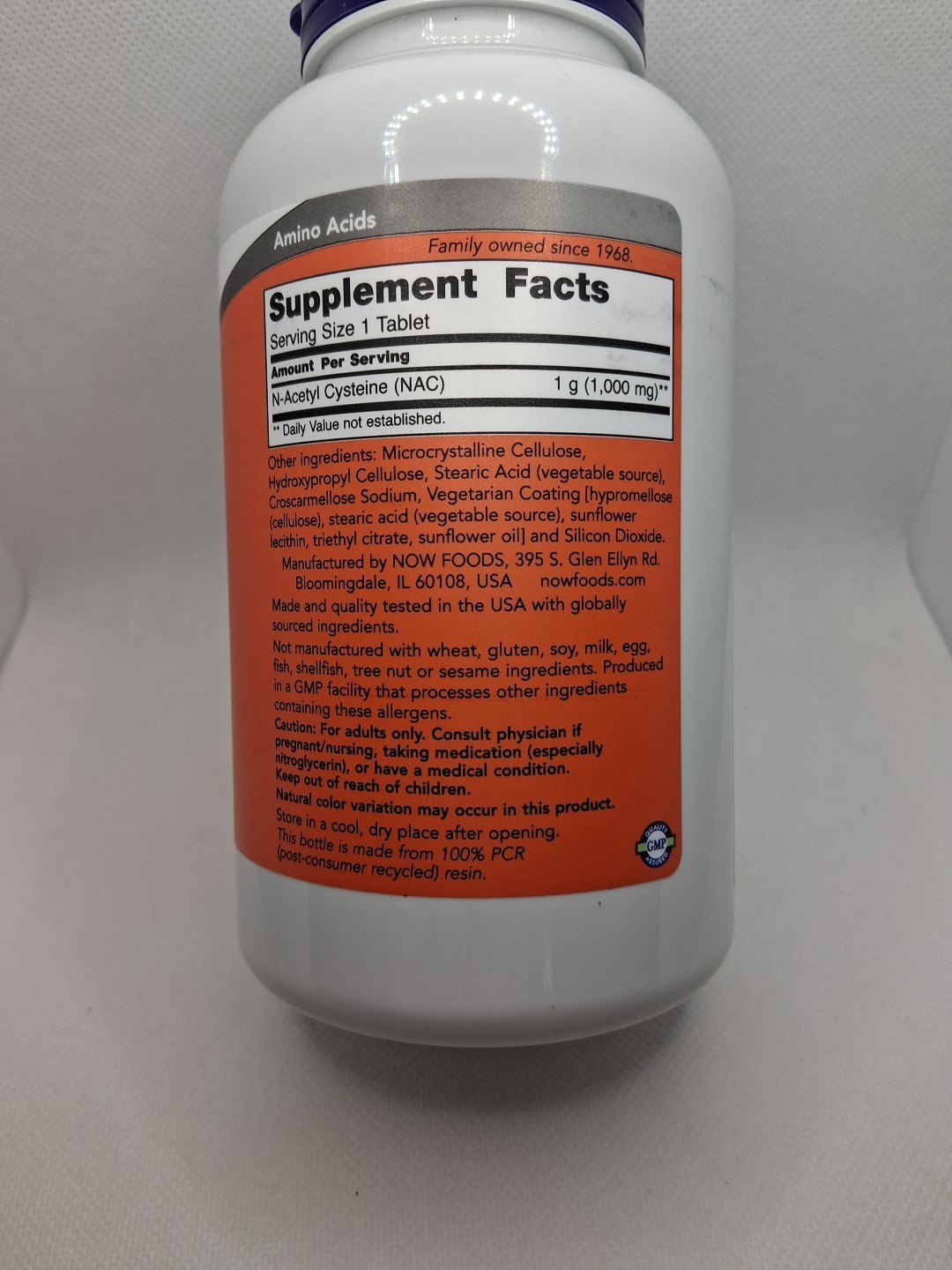 Now Nac 1000mg Immune Support Liver Health 250 Tablets Exp 4/27