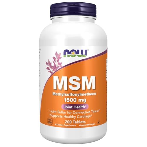 NOW FOODS MSM 1500 mg 200 Tablets