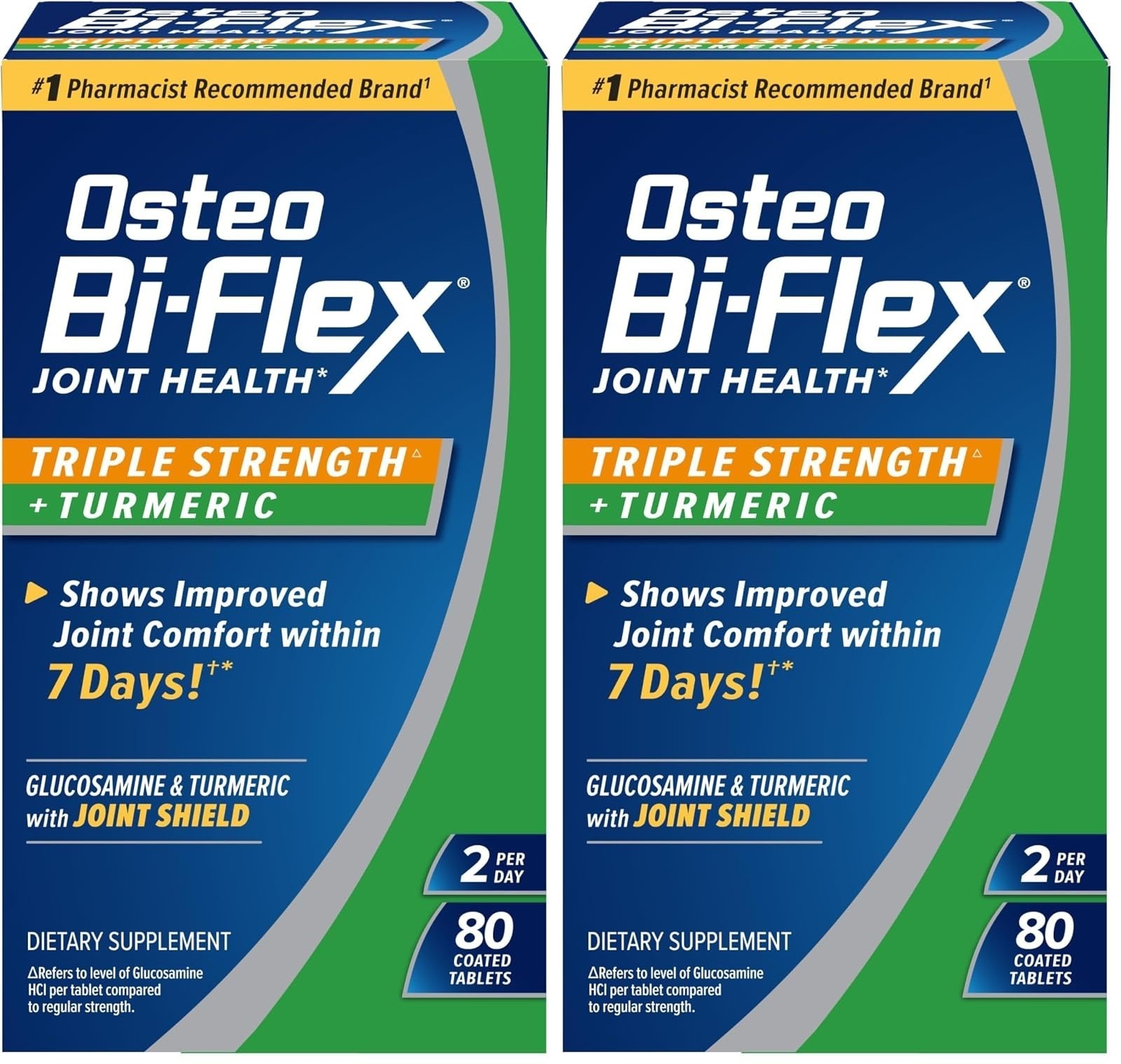 Osteo Bi-Flex Triple Strength Glucosamine with Turmeric, 80 Tablets