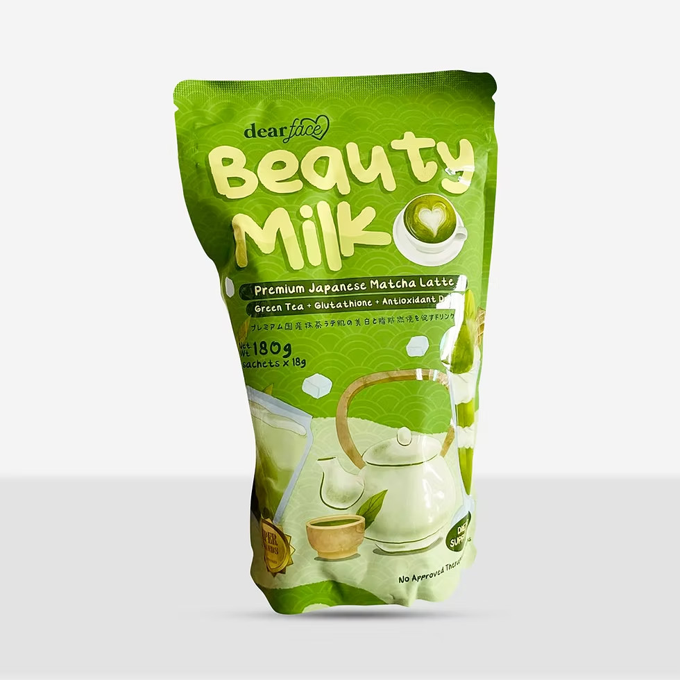Dear Face Beauty Milk Matcha Latte 10 Sachets