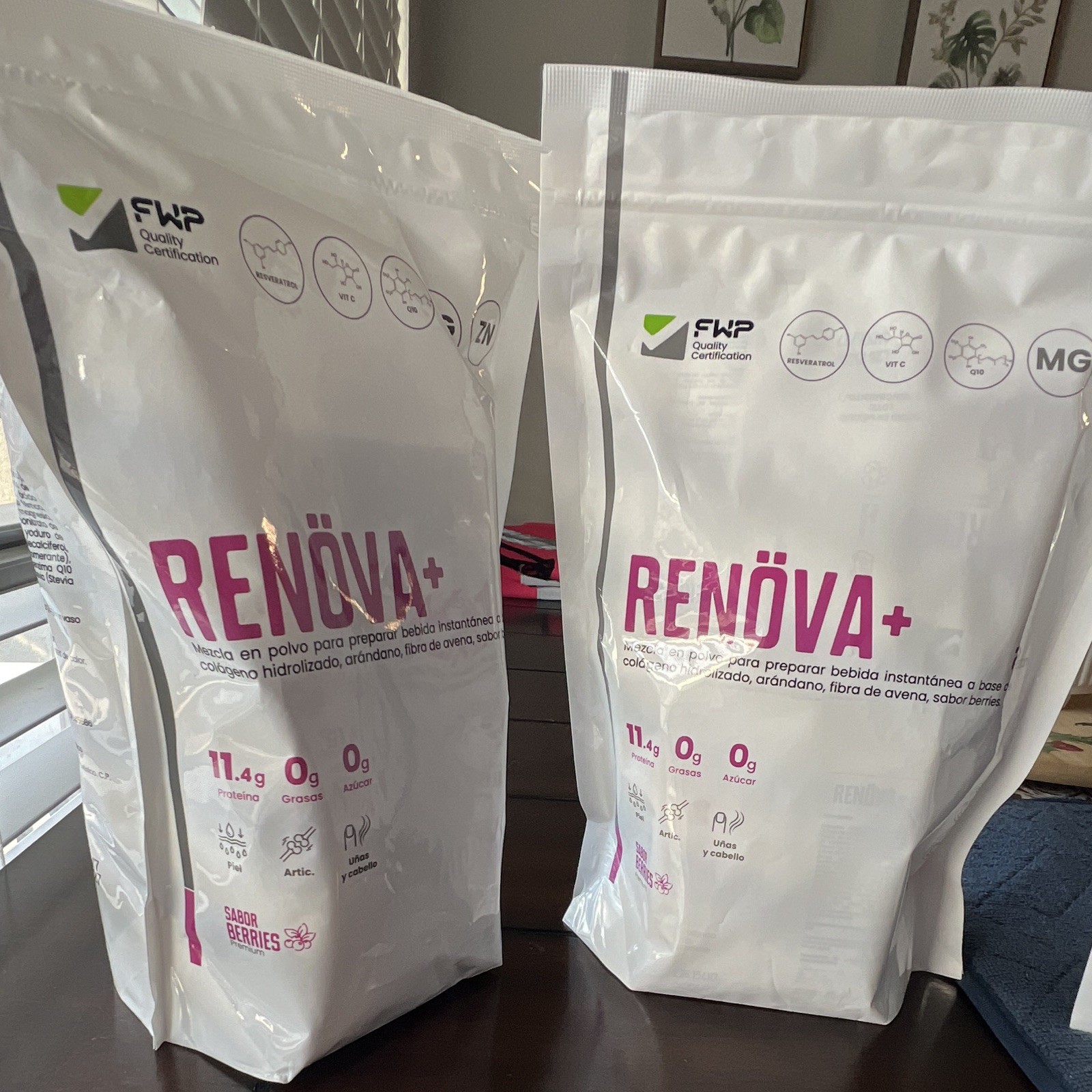 RENÖVA+ Hydrolyzed collagen with Active Biopeptides,sugar-free strawberry- 315g