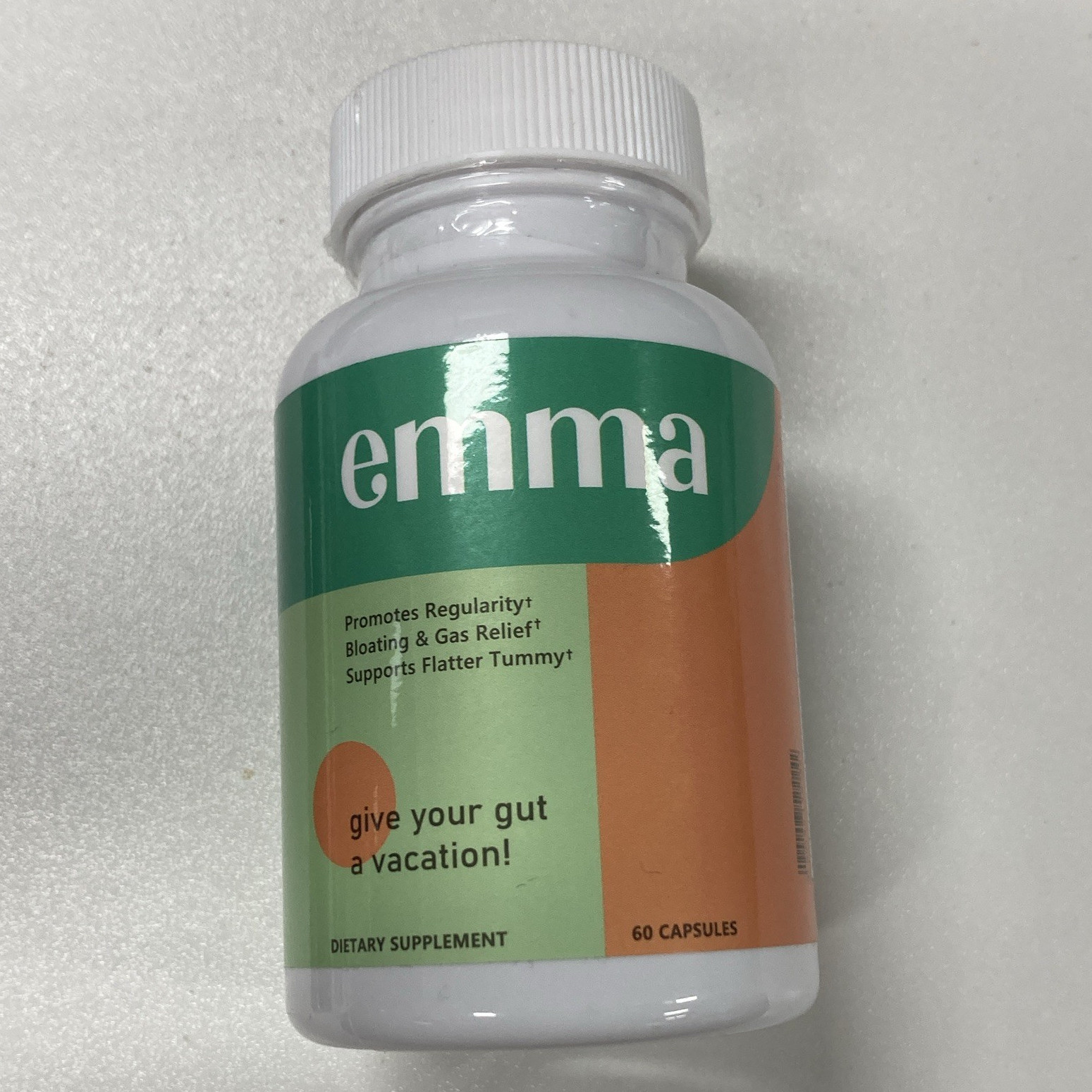 emma Digestive Support Bloating & Gas Relief Capsules, 60 Count