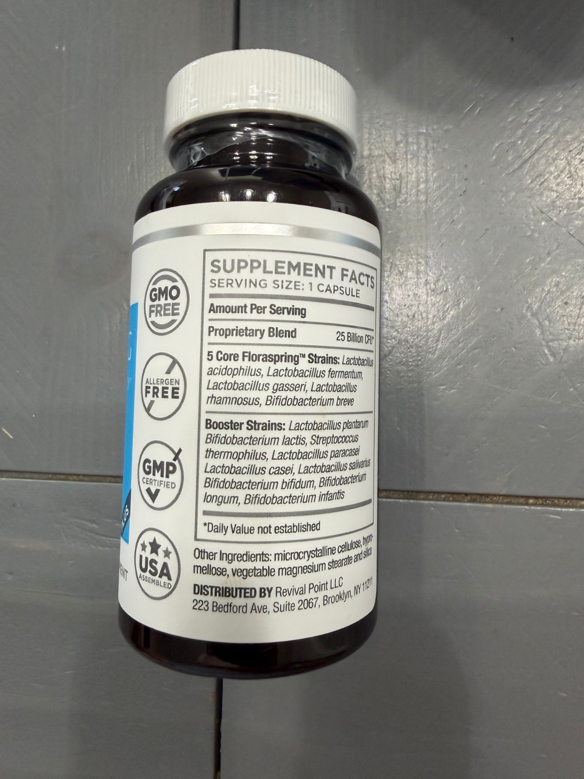 LOT OF 7 FLORASPRING PROBIOTICS DAILY SUPPLEMENT TO SUPPORT DIGESTION 30 CAPSULE