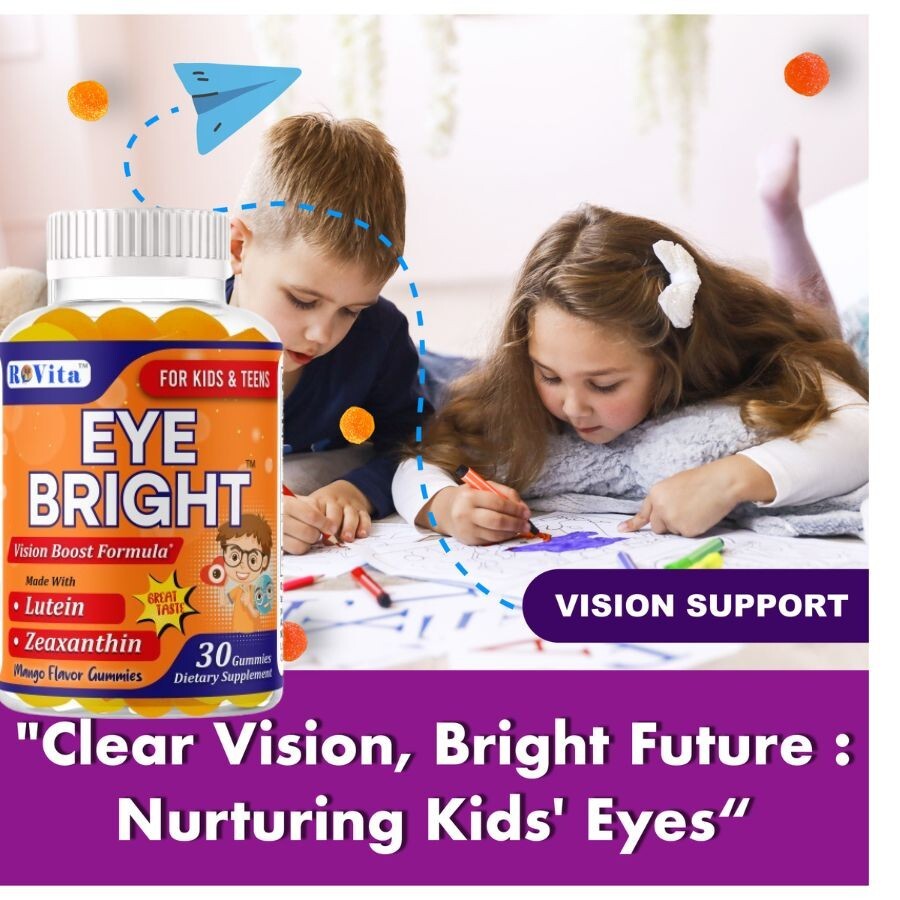 Eye Bright Gummies for Kids & Teens – Vision Support with Lutein & Zeaxanthin
