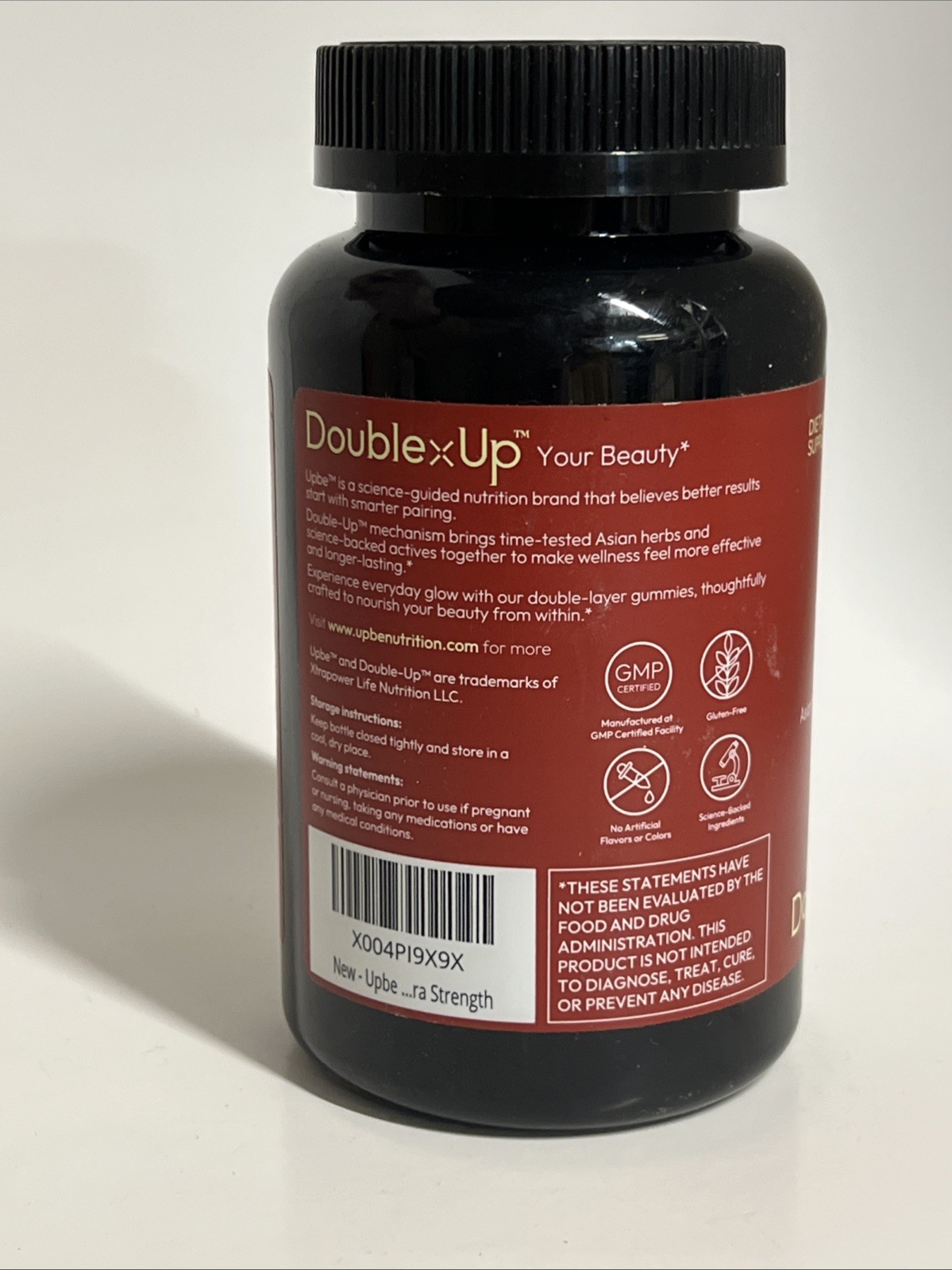 Upbe DoublexUp Hair Skin Nails Gummies 60 Count Dietary Supplement EXP 05/27
