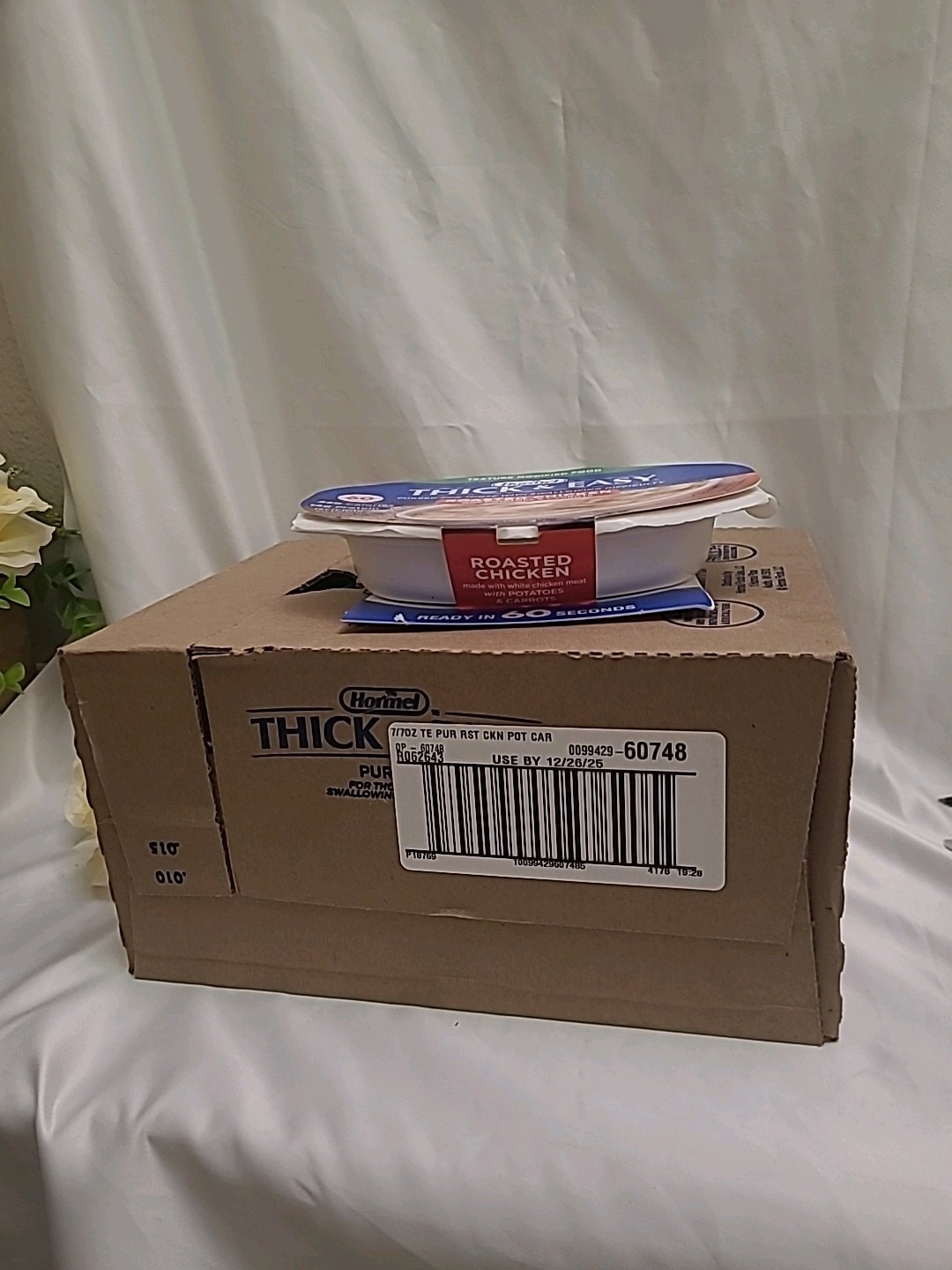 Thick & Easy 60748 Purees Microwave Meal Roasted Chicken Dinner 7.oz (7 Count)
