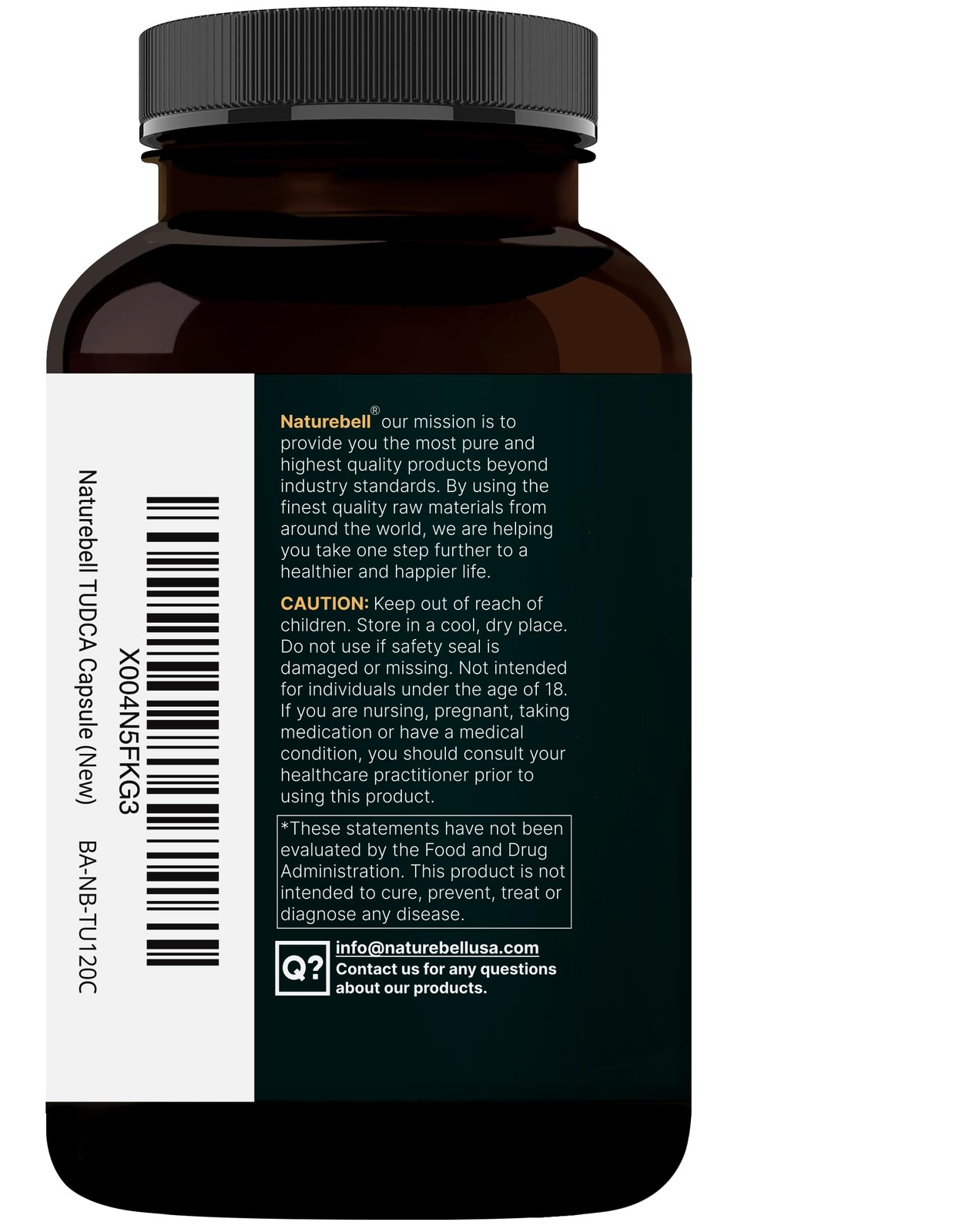 TUDCA 500mg with OX Bile 125mg Per Serving, 120 120 Count (Pack of 1)