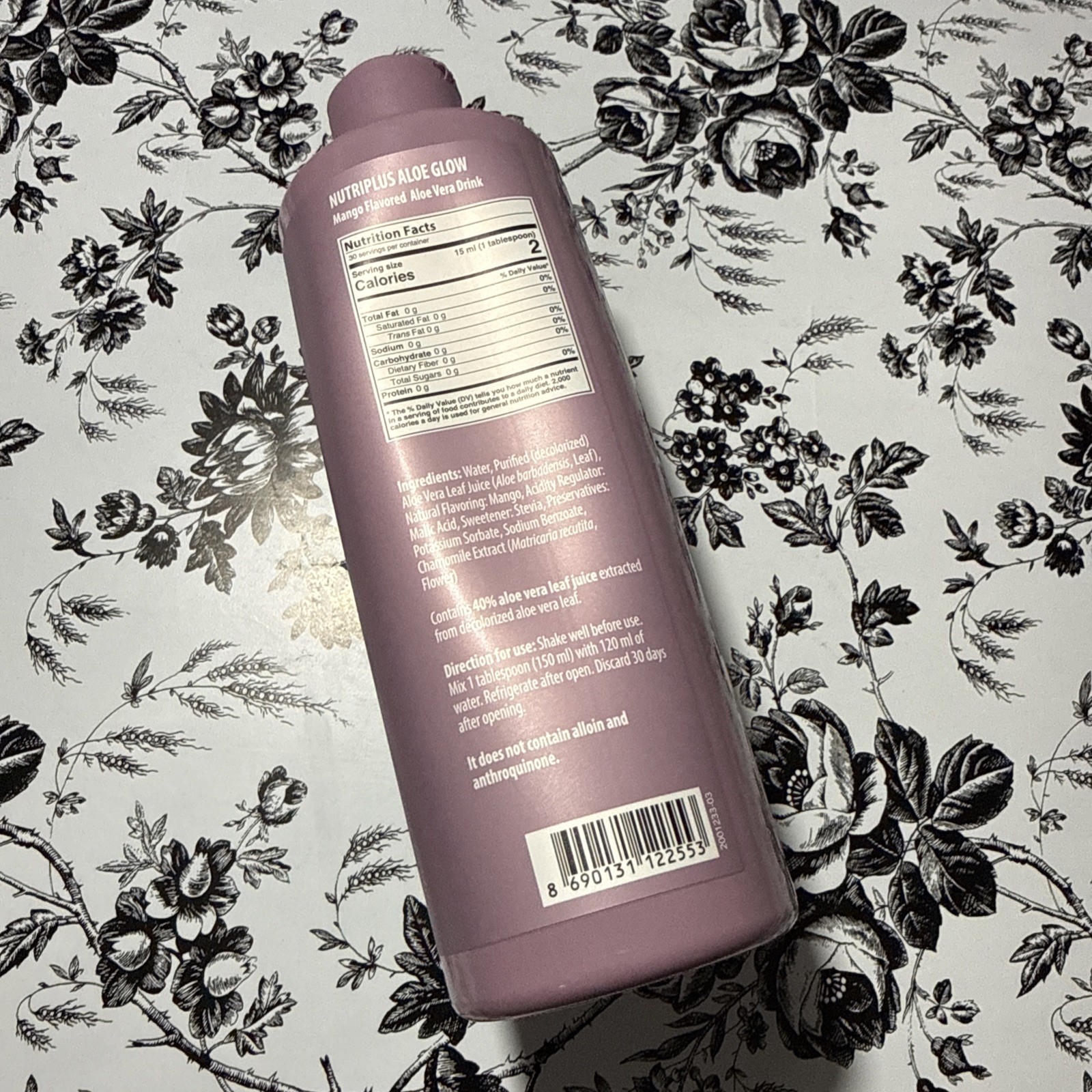 Farmasi Nutriplus Aloe Glow, flavor Mango, 15.22 Fl. Oz.