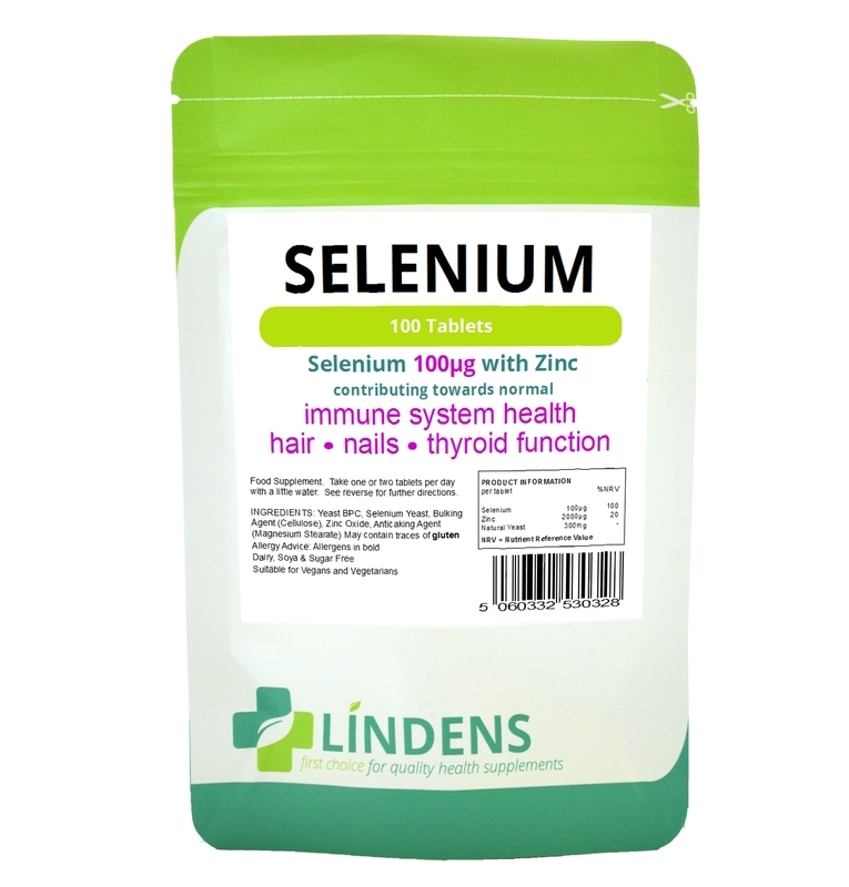 Lindens Selenium 100mcg w/ Yeast & Zinc 3-PACK 300 Tablets Powerful Antioxidants