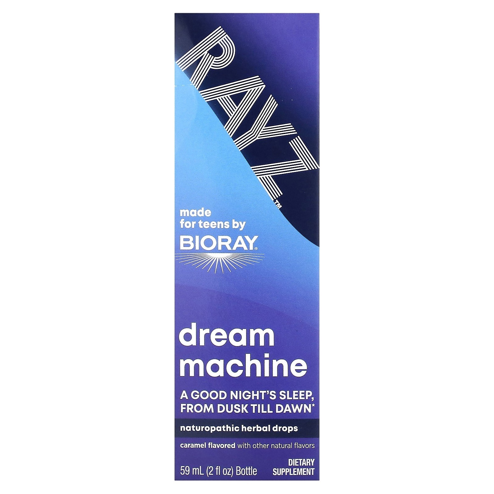 Rayz – Dream Machine – For Teens, Caramel, 2 fl oz – EXP – 7/2027