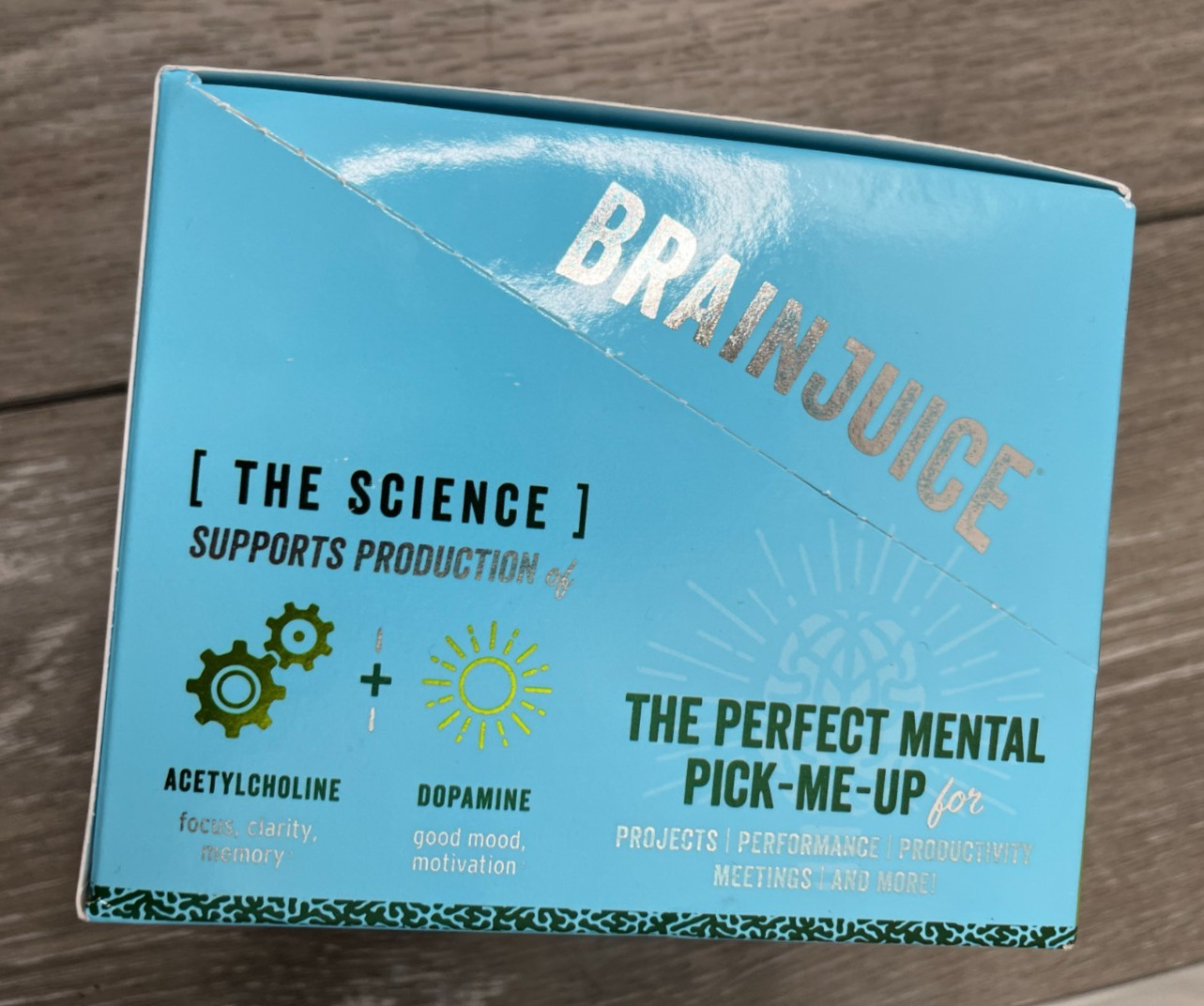12ct BrainJuice Decaffeinated Classic Brain Booster Drink Supplement 2.5 oz each