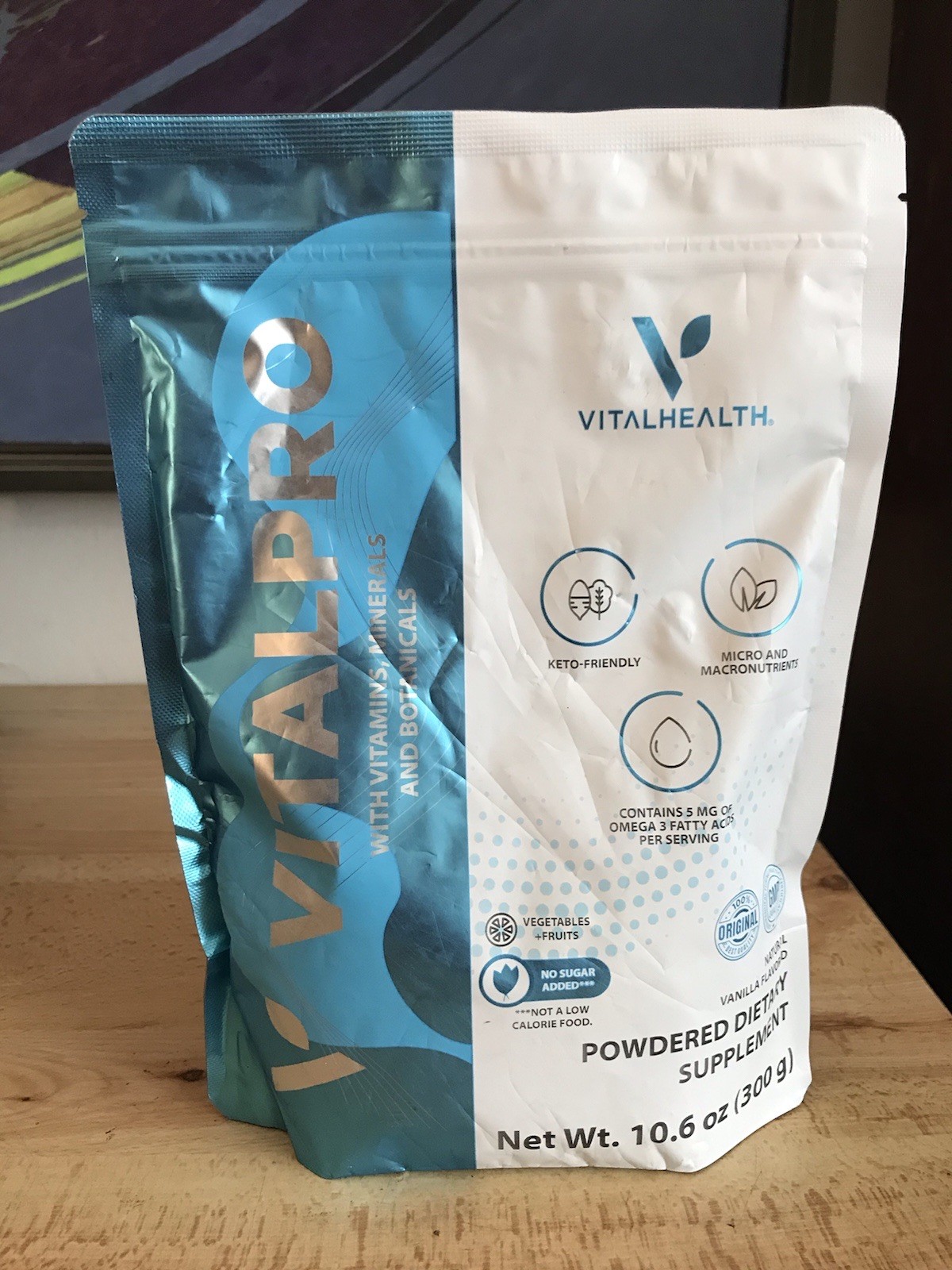 VitalHealth VITALPRO Vanilla Powder Dietary Supplement 10.6 oz Keto 2028 EXP