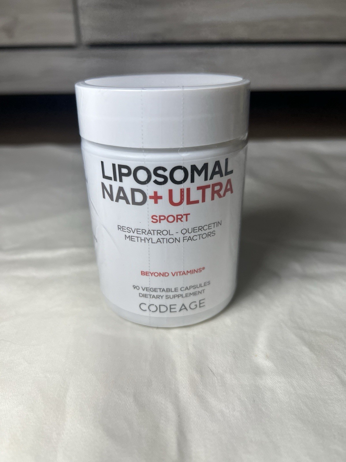 Codeage Liposomal NAD+ Ultra, Resveratrol, Quercetin 90 Vegetable Capsules – NEW