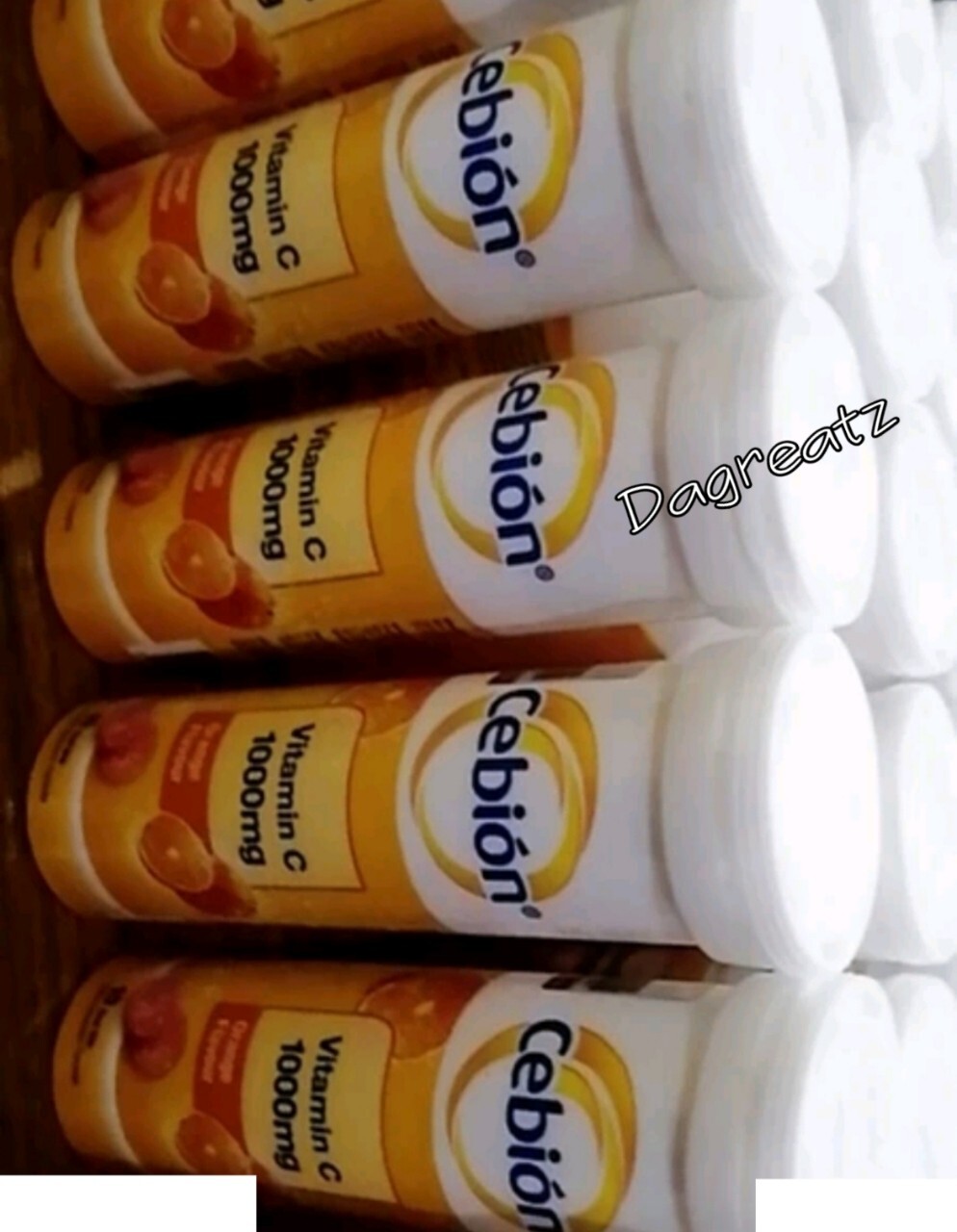 2x 40 Tablets CEBION Effervescent Vitamin C 1000mg Daily Supplement OrangeFlavor