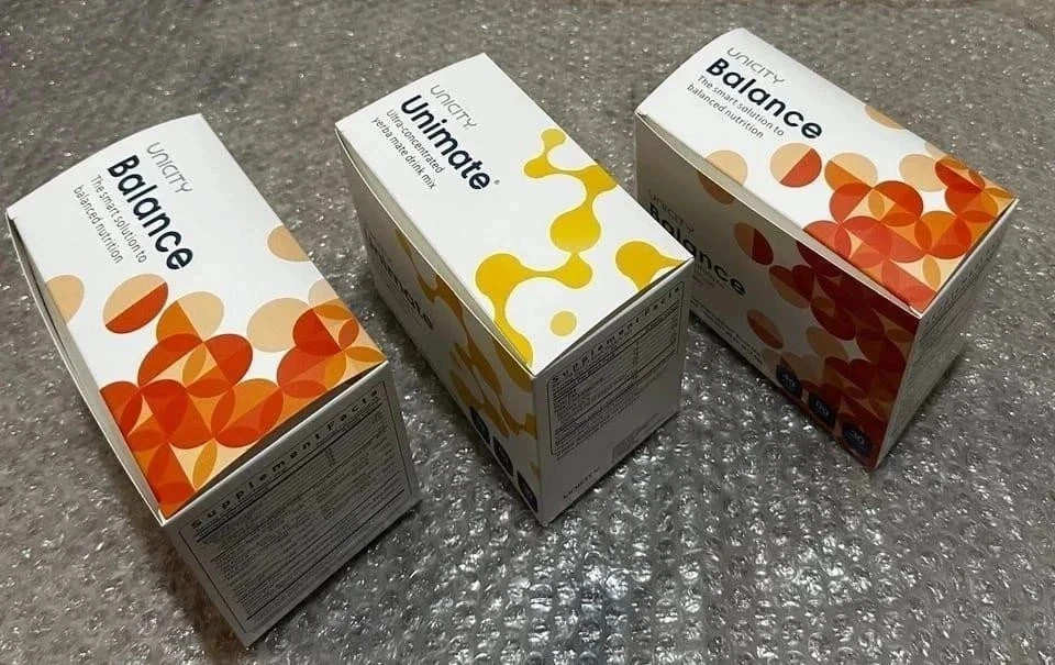 Pack Of 3-Unicity Balance 60ct + Unimate Lemon 30ct Combo, Free Shipping