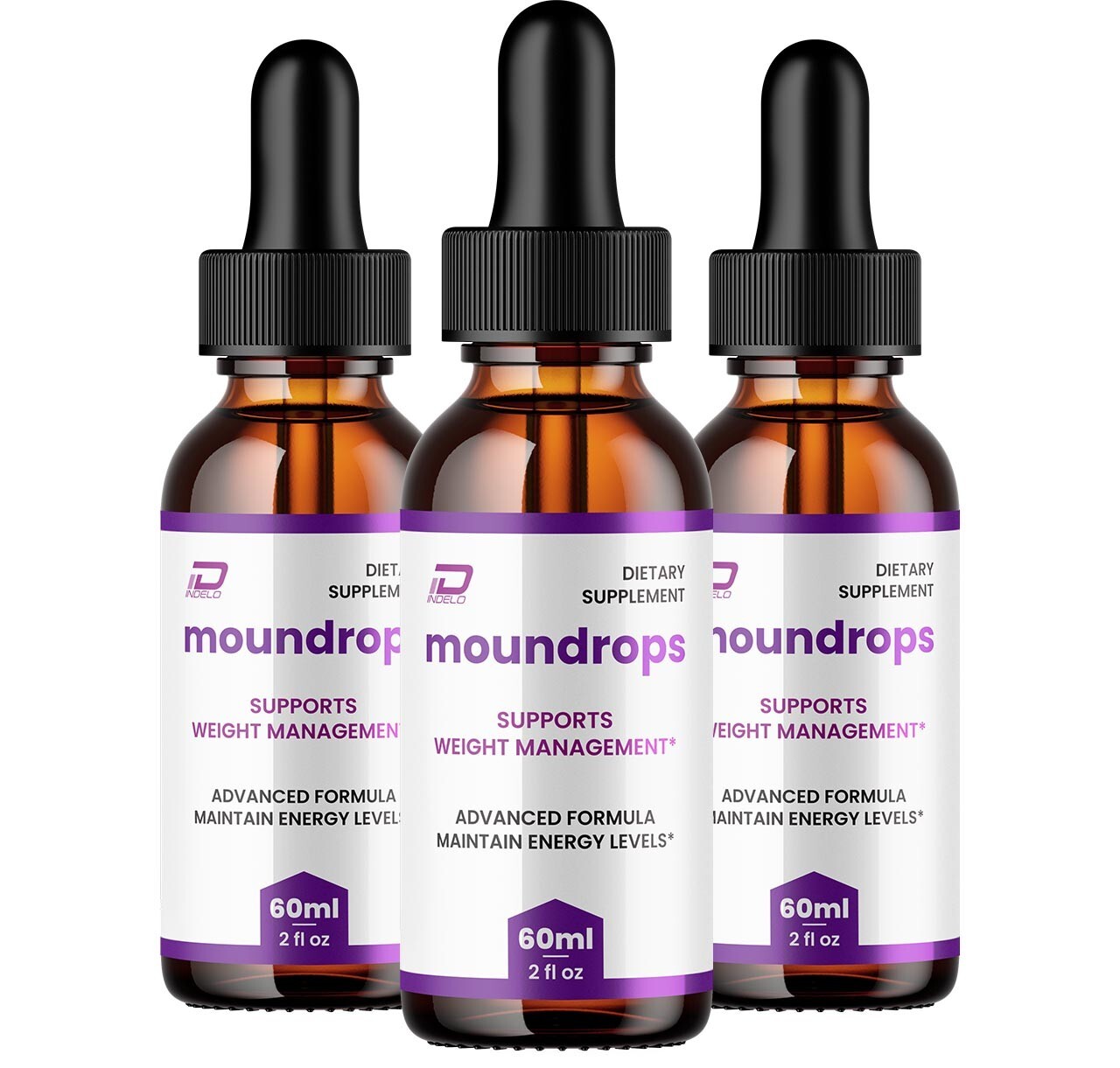 (3 Pack) Moundrops Liquid Drops – Moun drops Weight Management, Healthy Levels