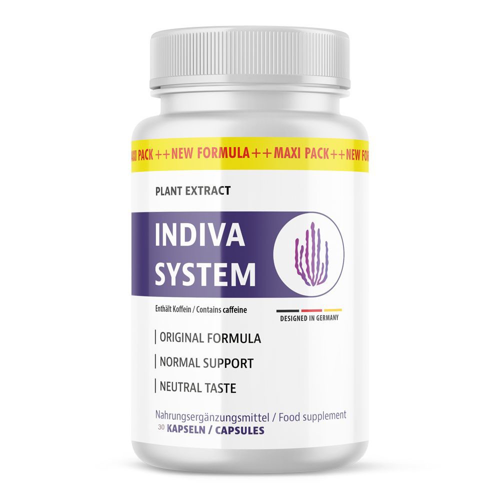 Indiva System Fat Burning Supplement for weight loose (30 Capsules)