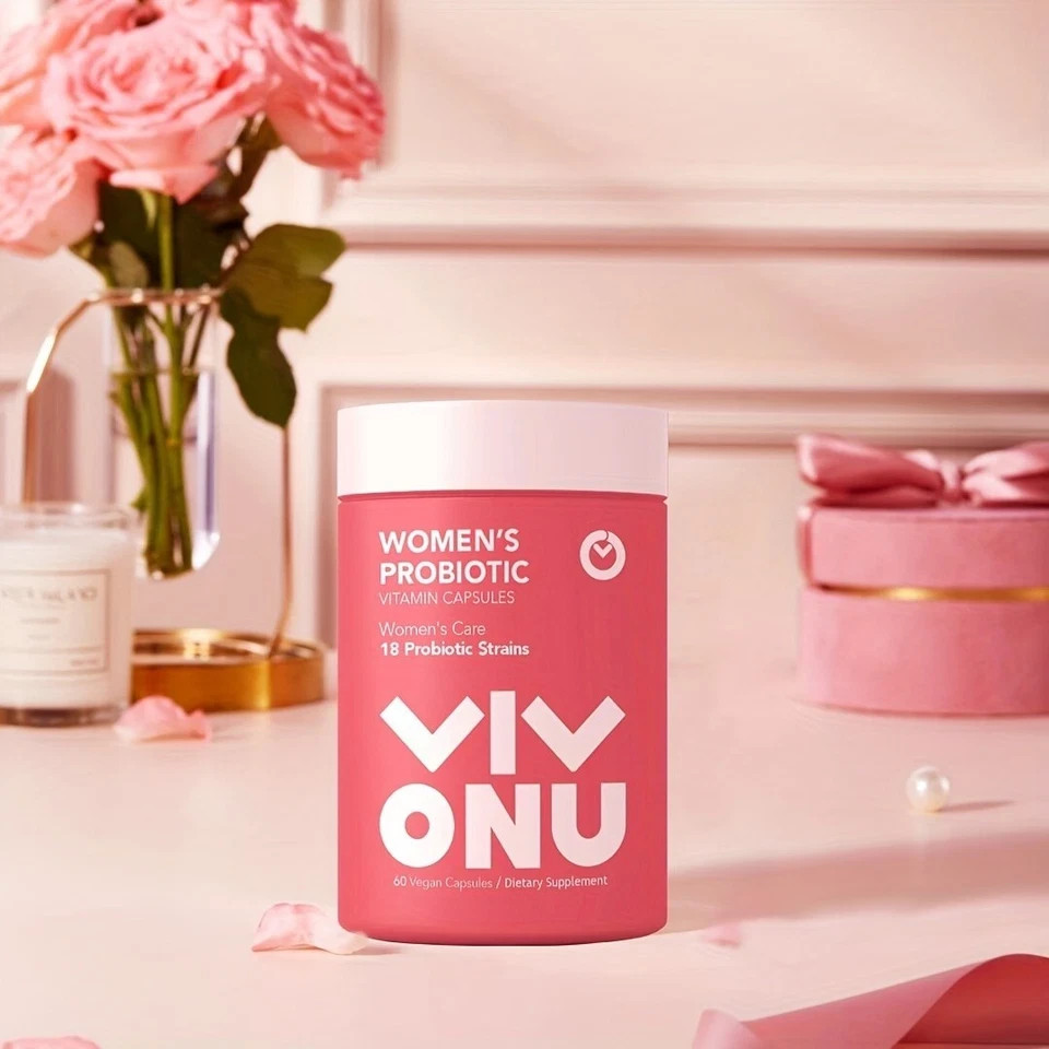 VIVONU Vaginal Probiotics Capsules for Women pH Balanc 60 Count free shipping