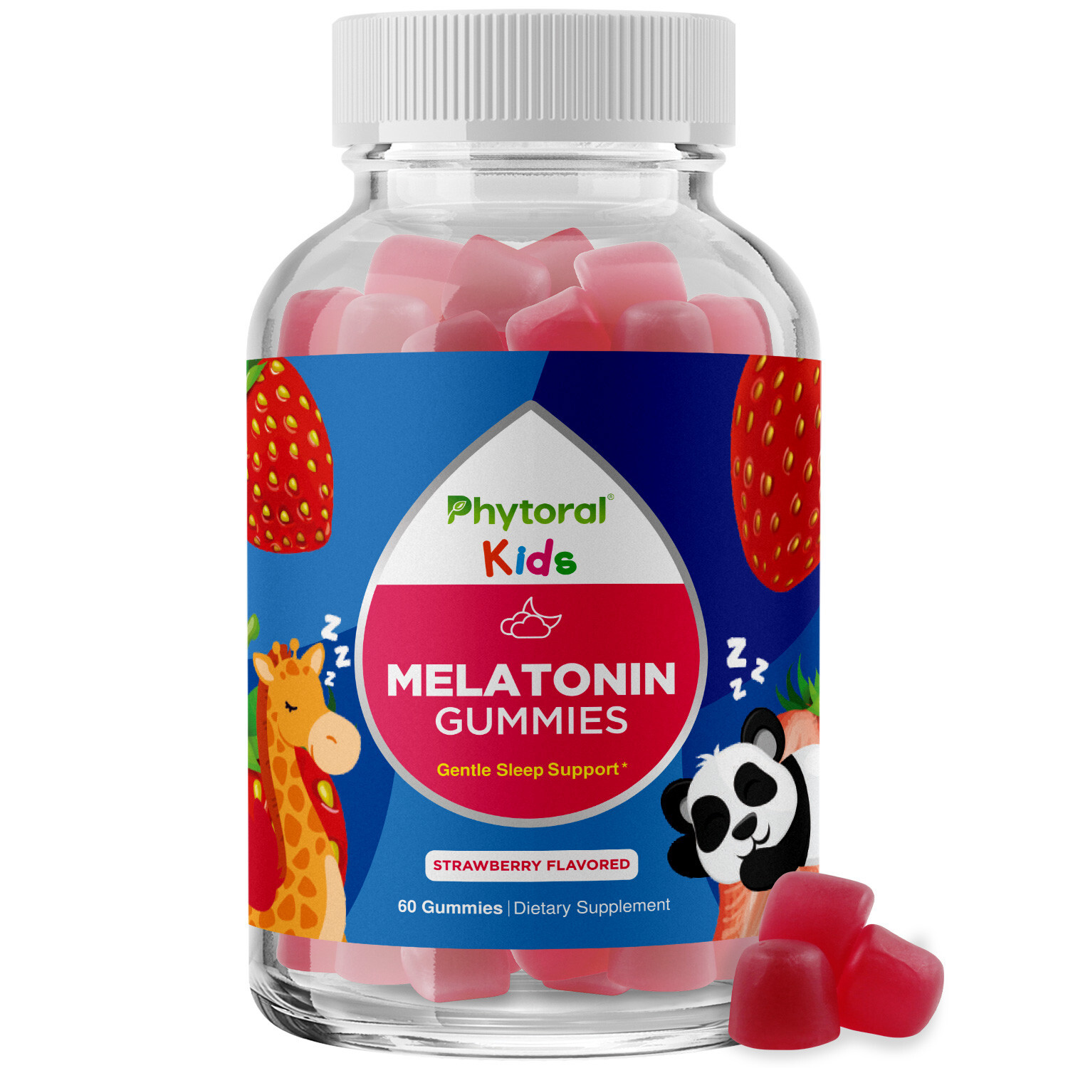 Kids Melatonin 1mg Gummy Vitamins – Pure Melatonin Gummies for Kids