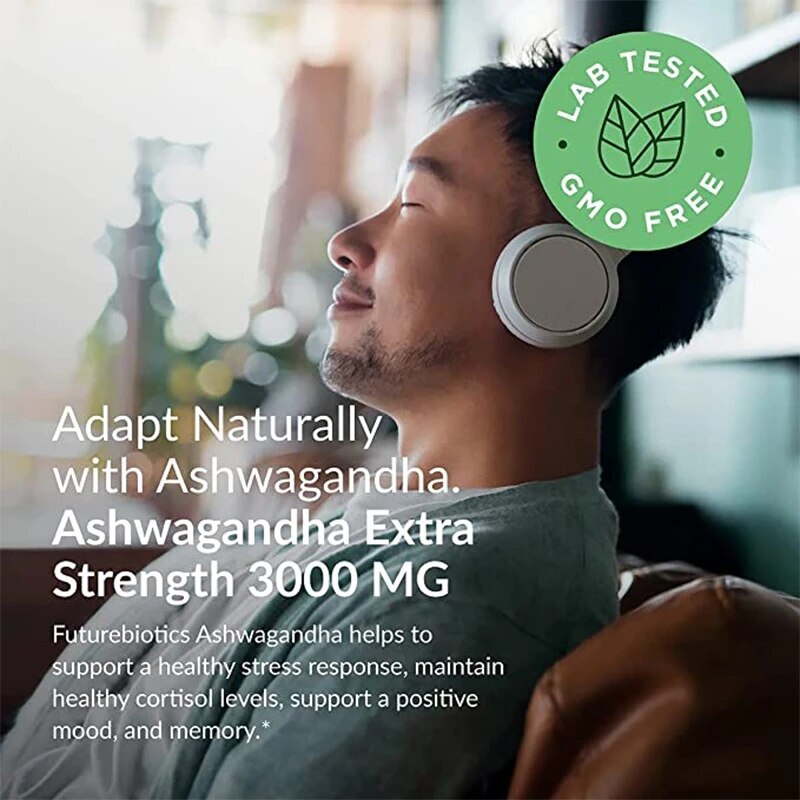 Ashwagandha Extract 3000 Mg – Powerful Supplement – Stress and Mood