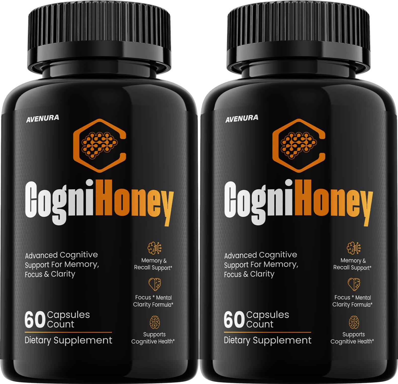 (2 Pack) CogniHoney Capsules – Cogni Honey Advanced Formula Brain Health Support