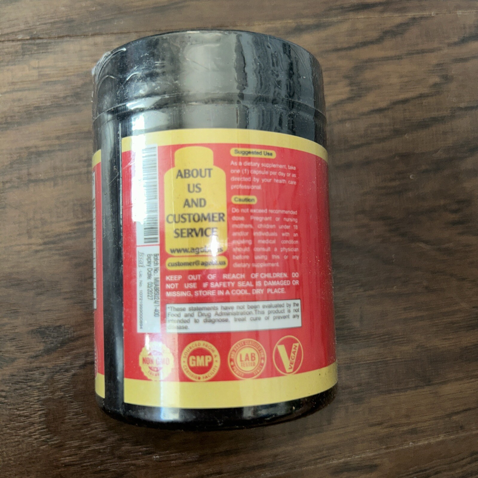 Agobi Brain Support Supplement – All Natural – 90 Capsules – Exp 03/27