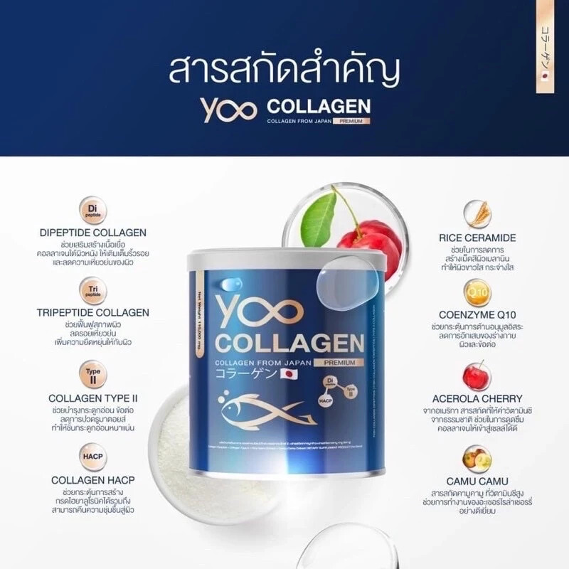 Yoo Collagen Premium Grade 4 Type Japan Joint Anti-Wrinkle Skin Soften 110,000mg
