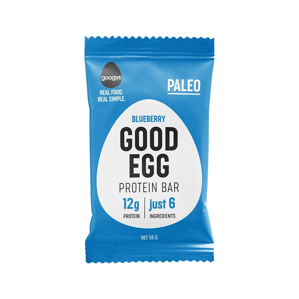 New Googys Good Egg Protein Bar Mixed 55g x 12 Bars