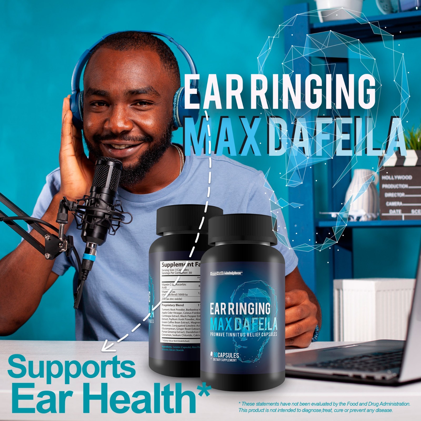 Ear Ringing Max Dafeila Prowave Tinnitus Relief Capsules – Our Best Ear Remedy