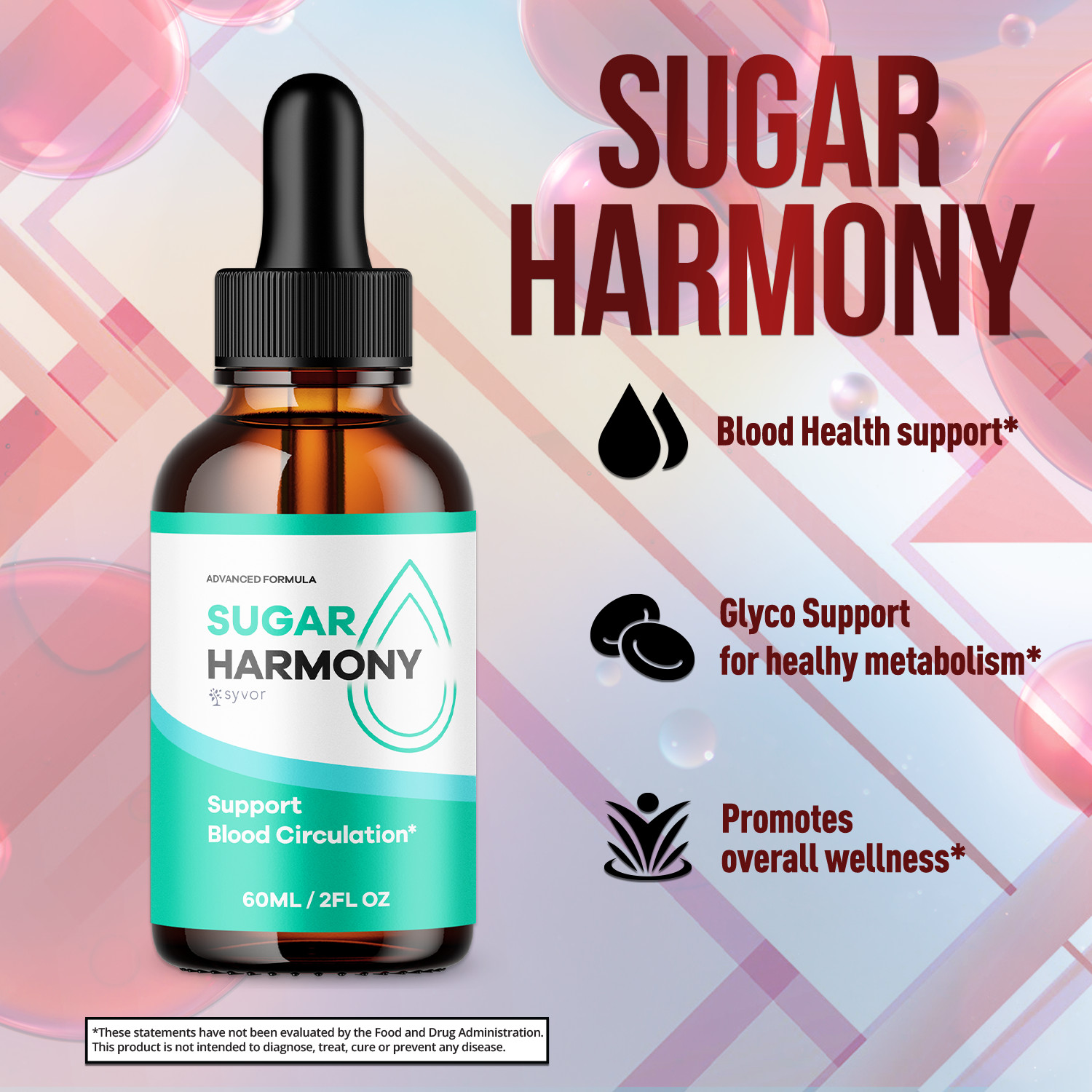 (1 Pack) Sugar Harmony Blood Support Drops innovative Vitamin Supplement 30 S…