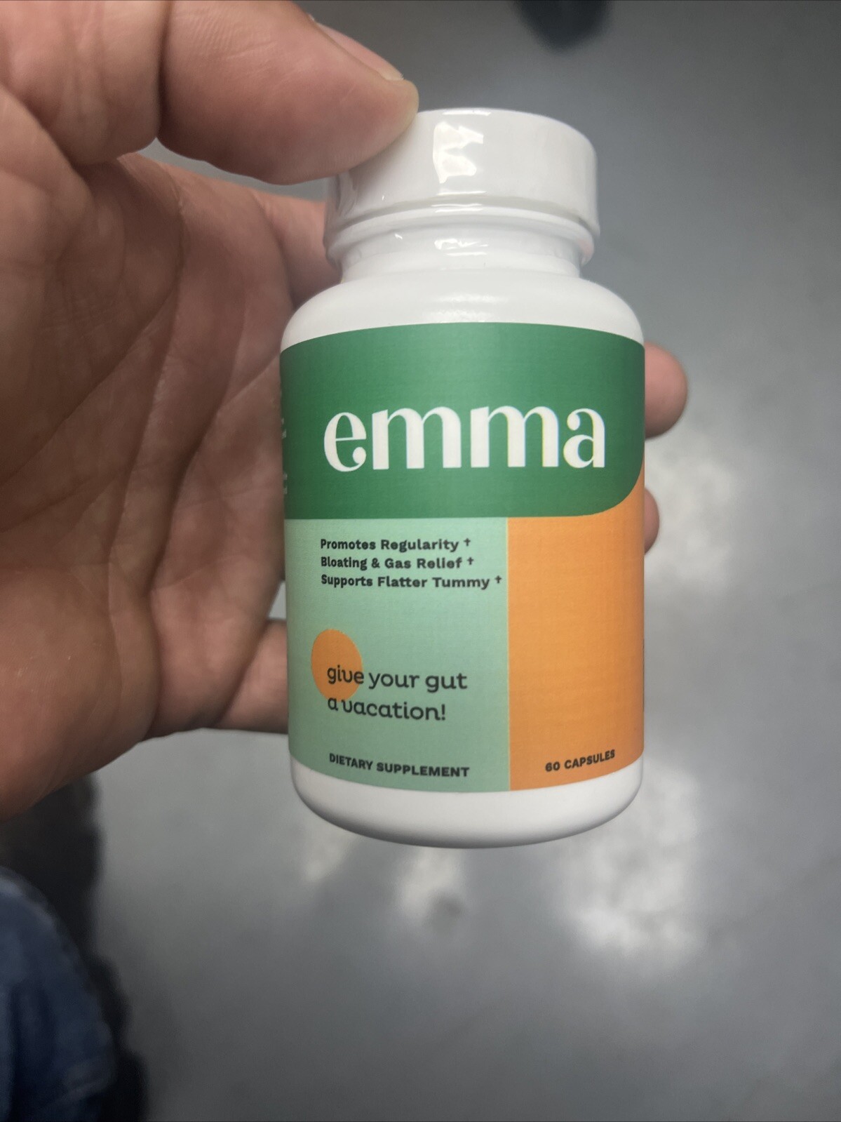 EMMA Probiotic, Gut Health, Digestive supplemental, Men And Women 60 Capsules